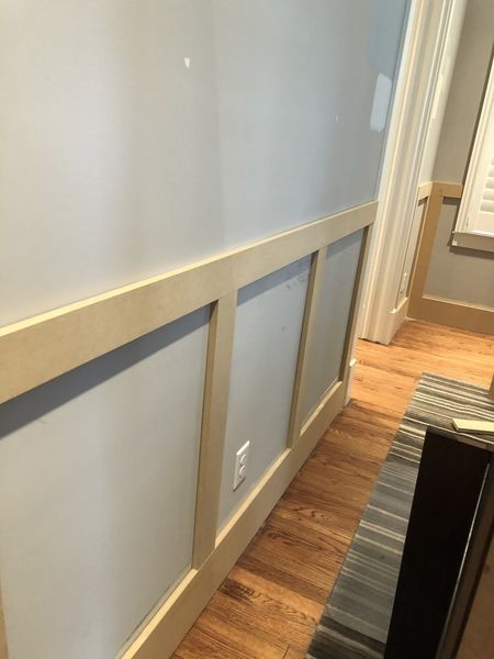 Installing Wainscoting and Interior Painting in The Heights Houston, Tx (3)