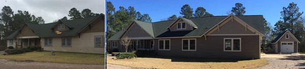 Before & After Exterior Painting in Magnolia, TX (1)