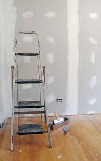 Drywall repair by First Choice Painting & Remodeling.