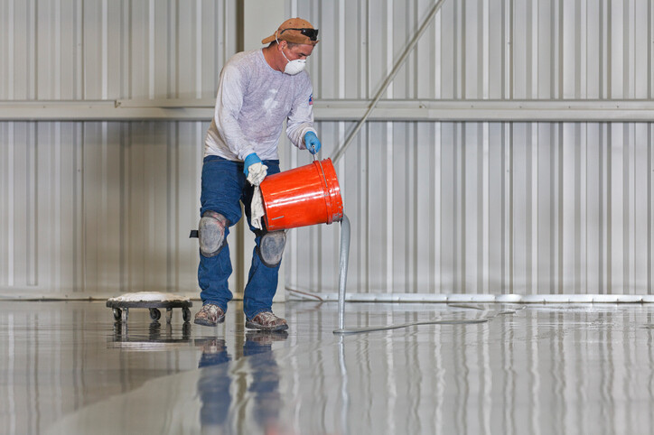 Garage Floor Painting by First Choice Painting & Remodeling