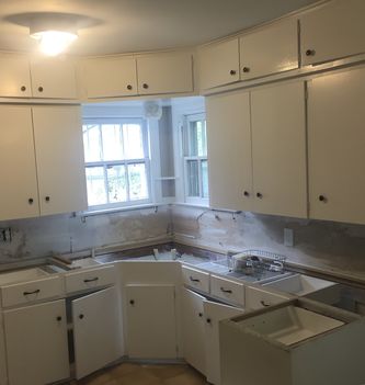 Before & After Kitchen Cabinet Painting in Houston, TX (2)