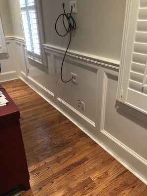 Installing Wainscoting and Interior Painting in The Heights Houston, Tx (2)