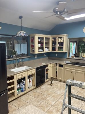 Before & After Cabinet Painting in Houston, TX (1)